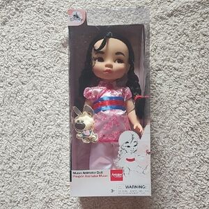 Disney Mulan Animator Doll in Pink and Blue